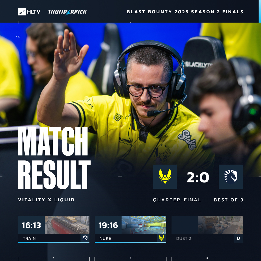 🎮落后看超巨！BLAST赏金赛S2：蜜蜂2-0横扫液体，挺进四强